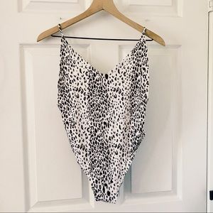 H&M Leopard One-Piece Swimsuit